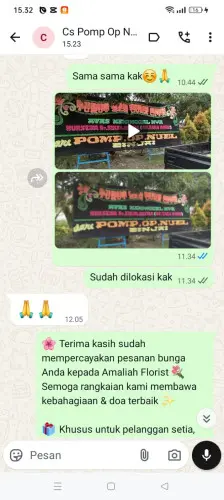 Testimonial Papan Bunga gunungcupu