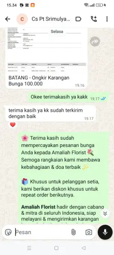 Testimonial Papan Bunga gunungcupu
