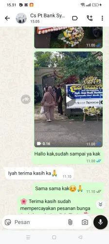 Testimonial Papan Bunga gunungcupu